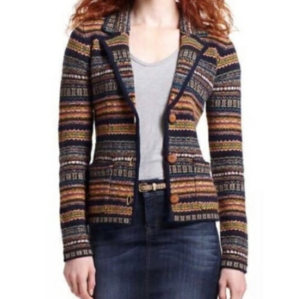 Vintage Anthropologie Sweater Blazer